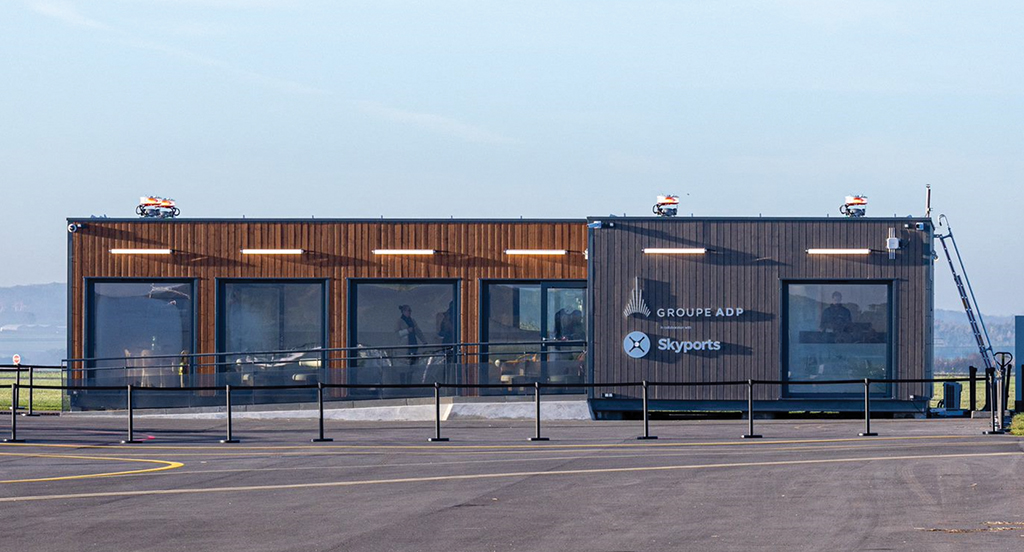 vertiport terminal at Pontoise Aerodrome