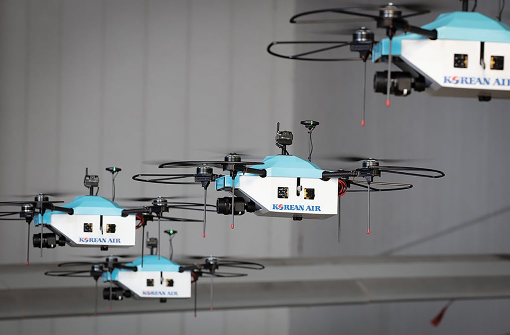 Korean Air drone swarm