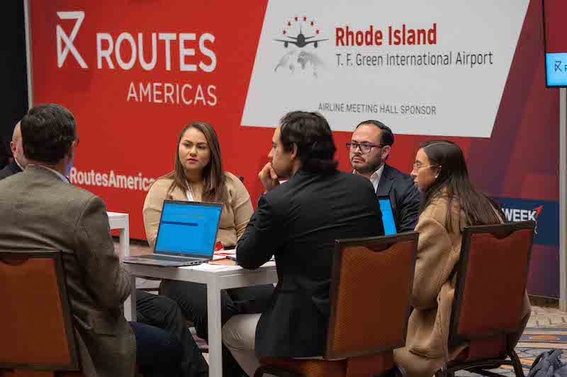 Routes Americas 2024 meeting hall