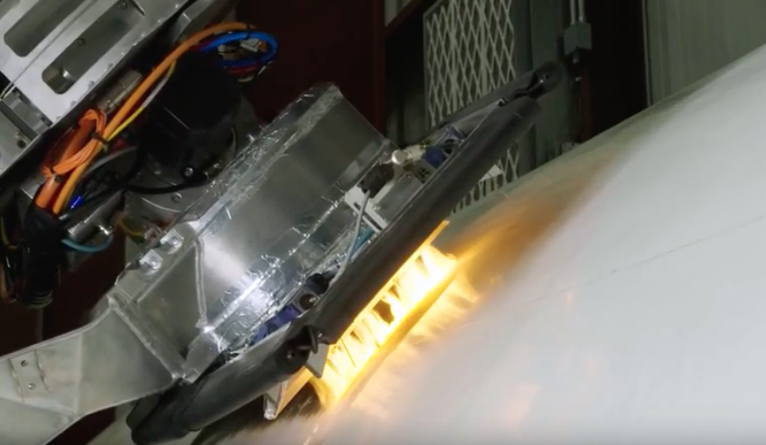 Xyrec's Laser Coating Removal robot