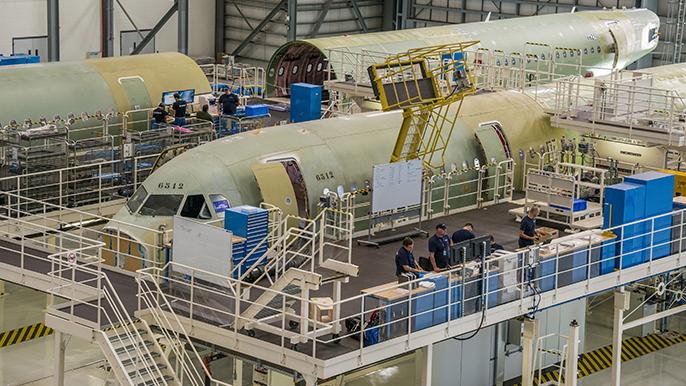 fuselage production