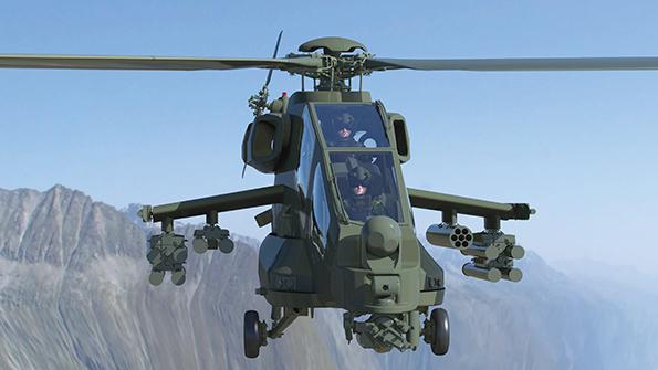 Leonardo AW249 attack helicopter