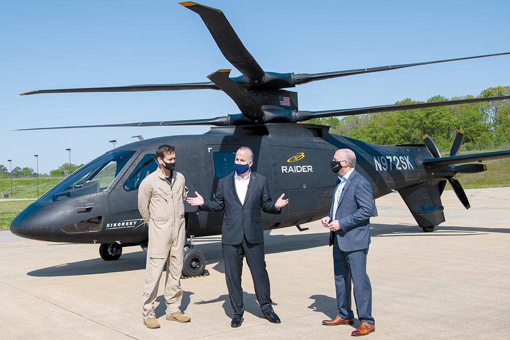 Sikorsky President Paul Lemmo with S-97