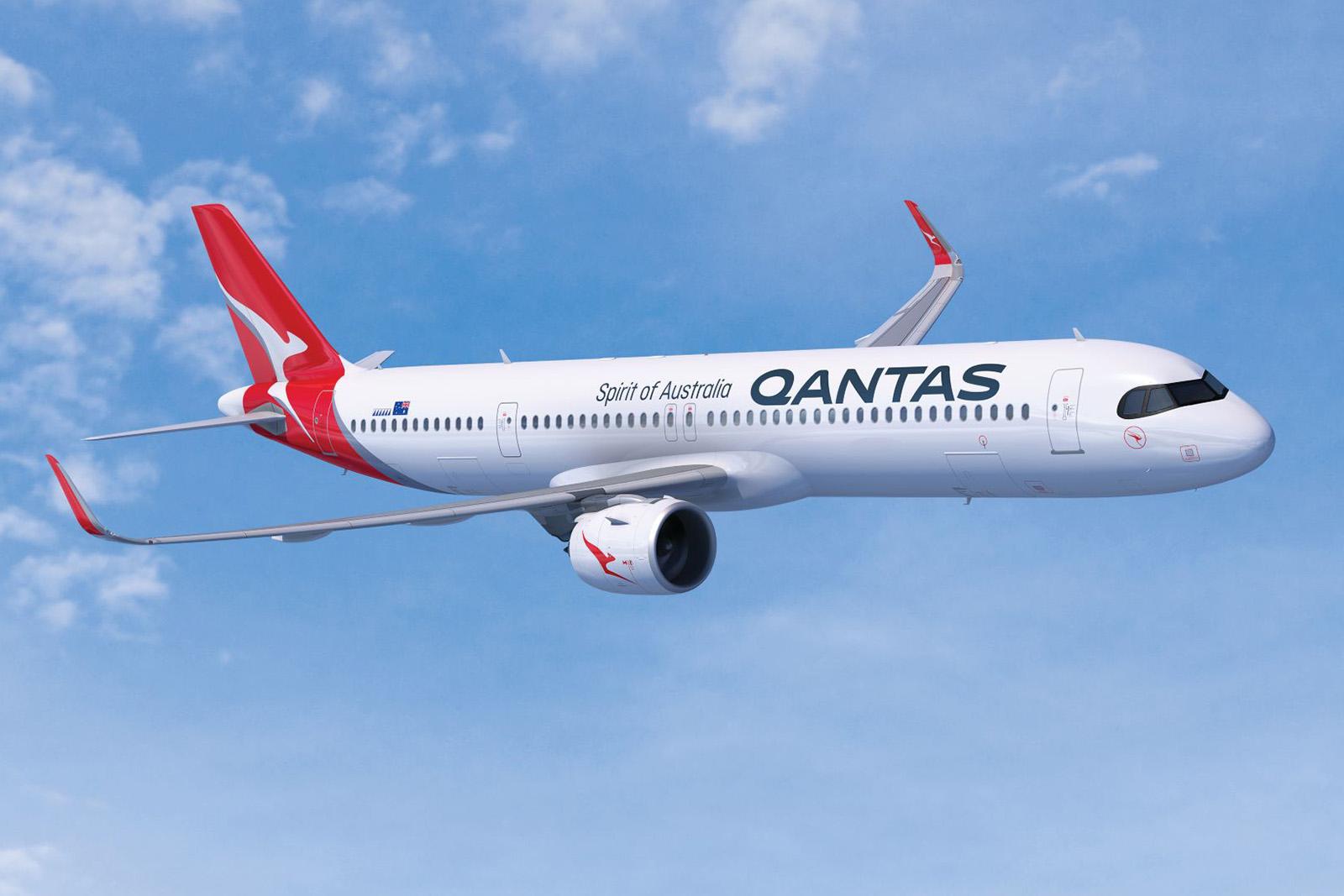 Qantas jet