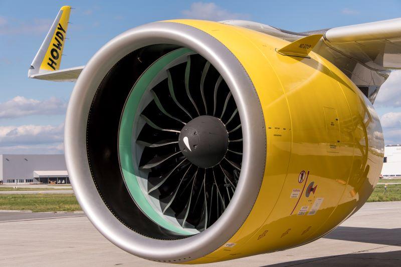 Spirit Airlines A320neo engine