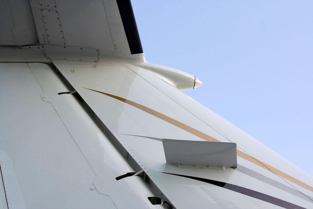 King Air rudder and tail