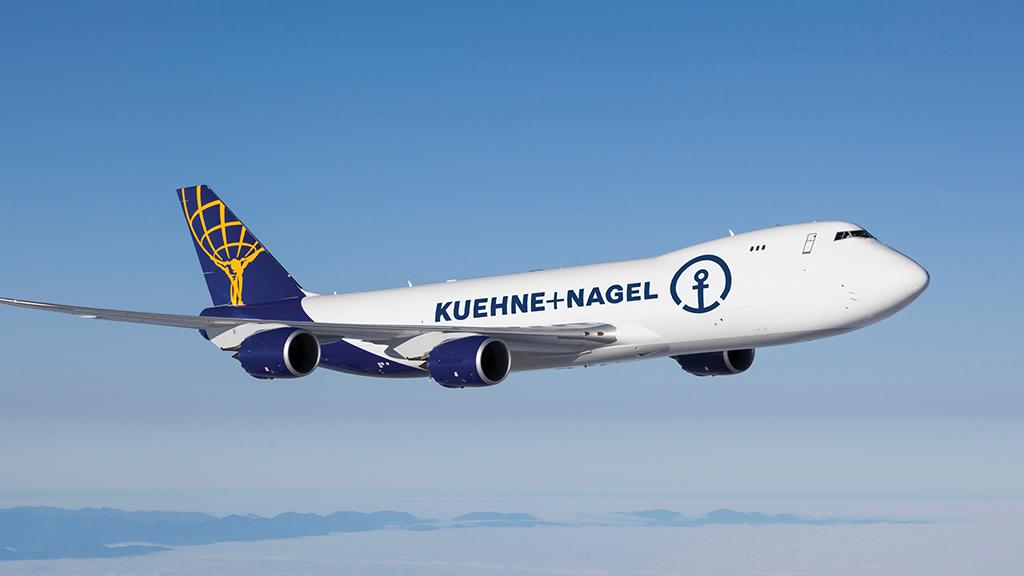 Kuehne + Nagel aircraft in flight