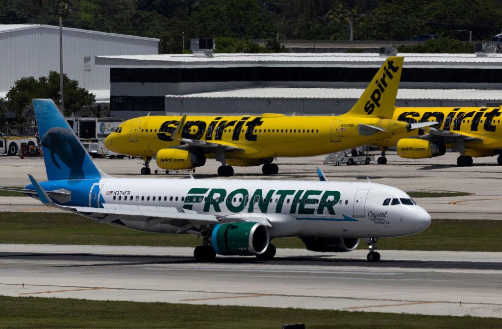 Spirit Frontier jets