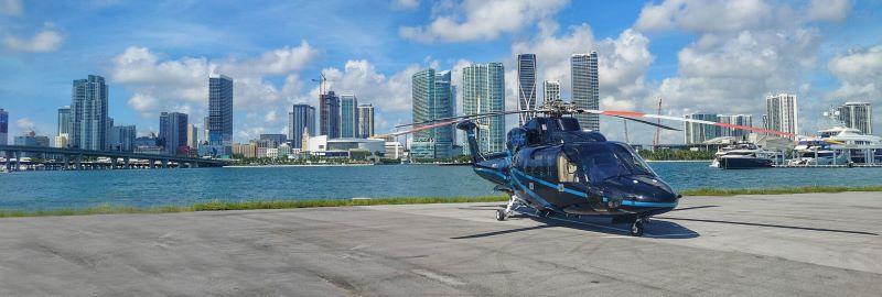 Miami Watson Island helicopter