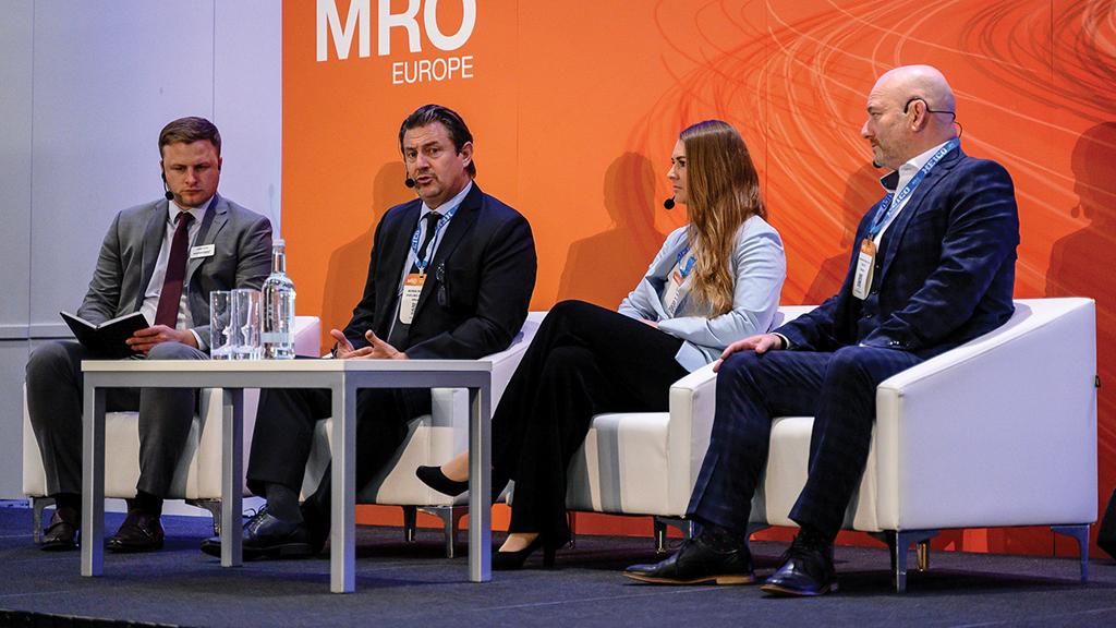 MRO Europe 2022: James Pozzi, Boris Rogoff, Julia Brix and Brendan McConnellogue