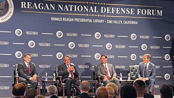 panel at the Reagan National Defense Forum