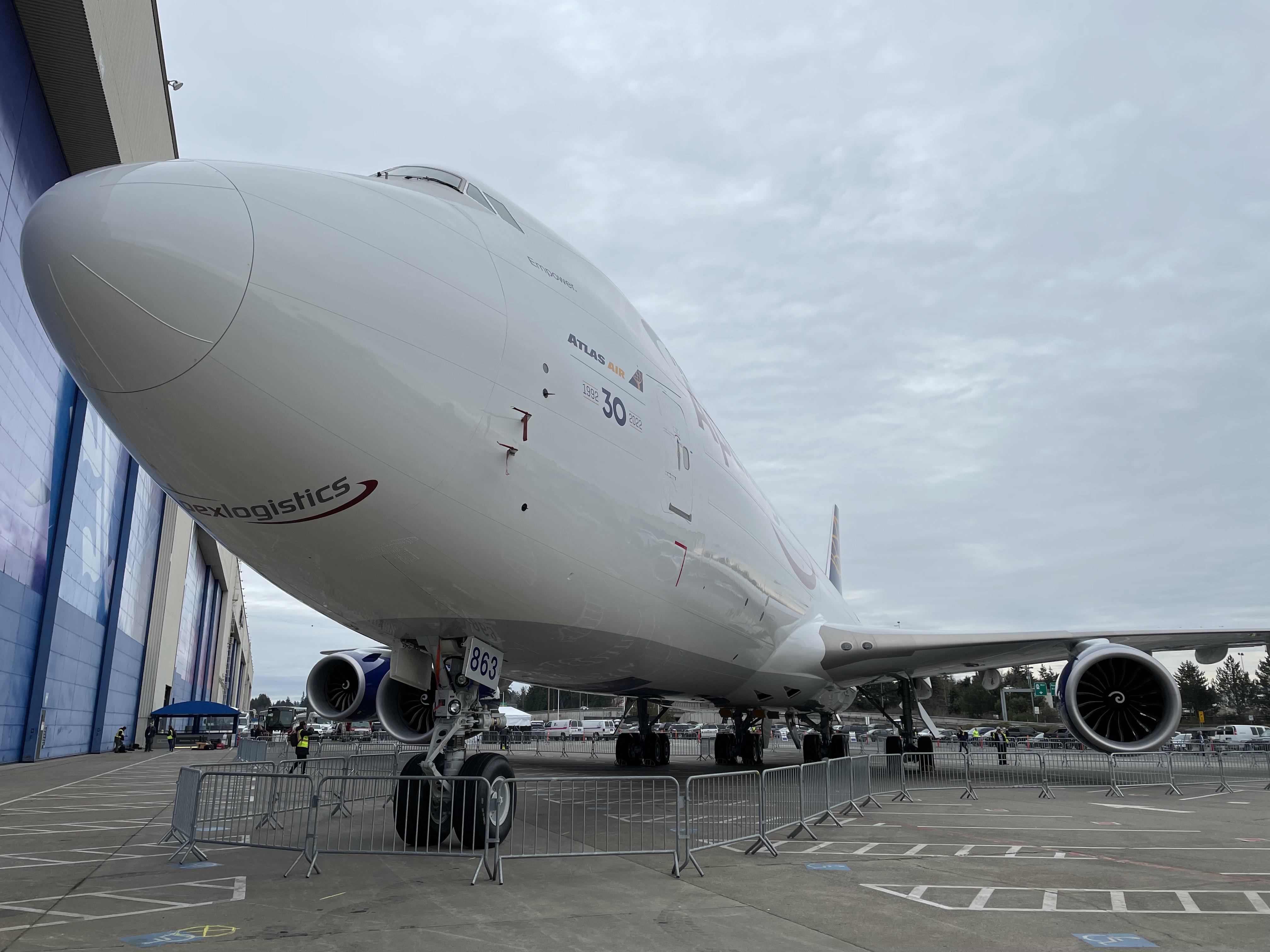 Atlas Air Boeing 747-8F handover Jan. 31 2023