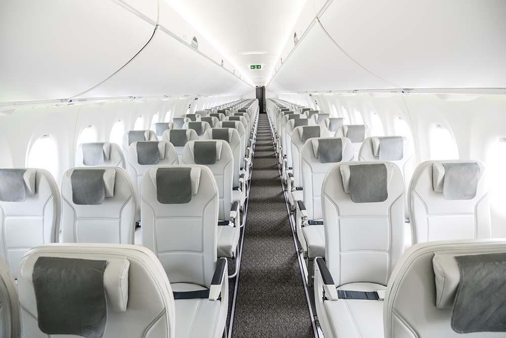 airBaltic A220-300 cabin