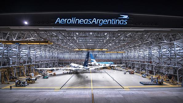 Aerolineas Argentinas hangar