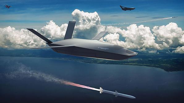 General Atomics Aeronautical Systems flying missile launcher