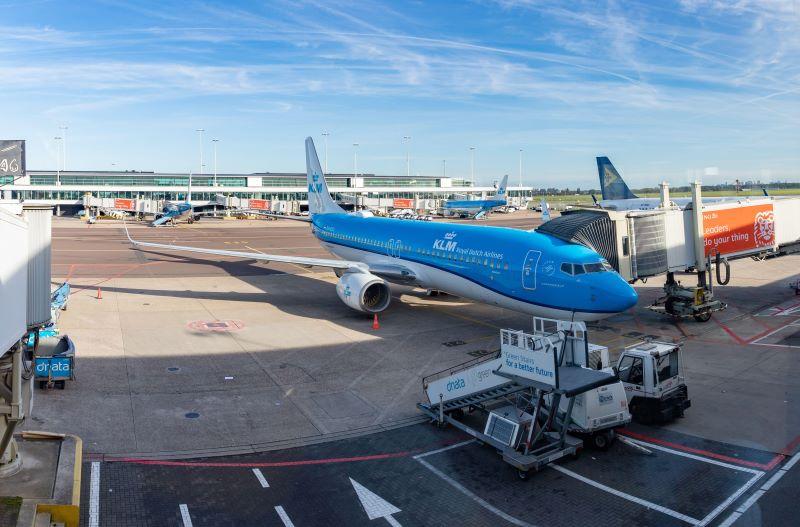 KLM at Schiphol