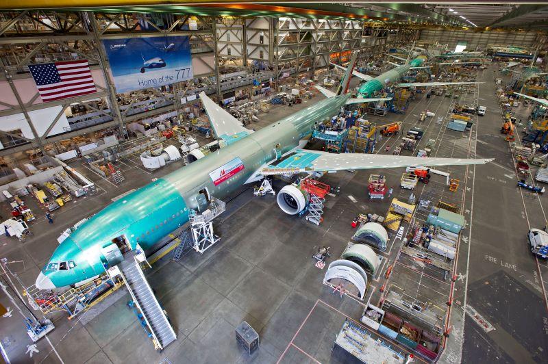 Boeing 777 factory in Everett