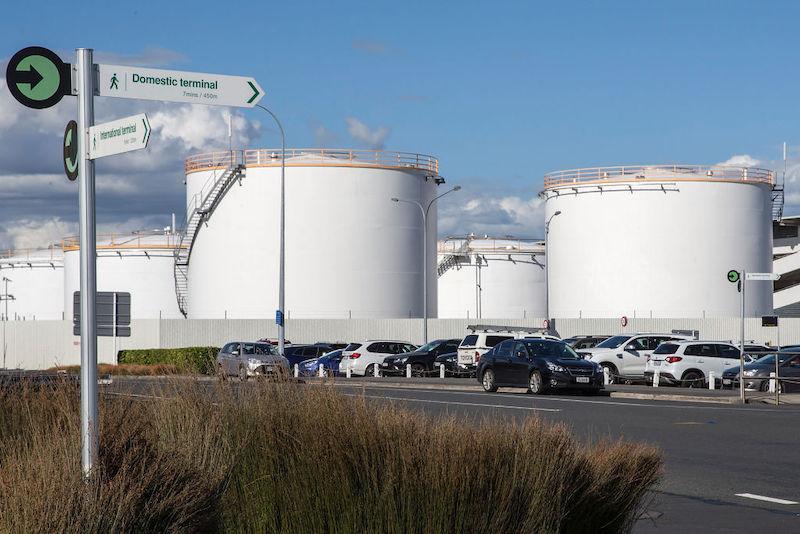 fuel storage tanks Auckland airport