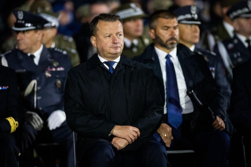 Poland’s defense minister Mariusz Błaszczak