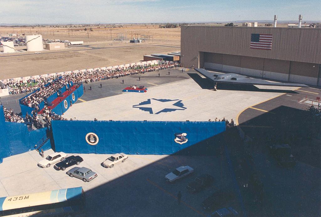 B-2 unveiling  ceremony on Nov. 22, 1988.