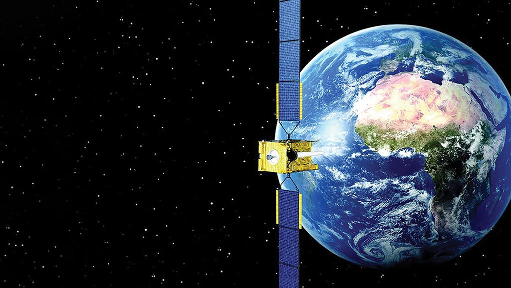 Airbus communications satellite