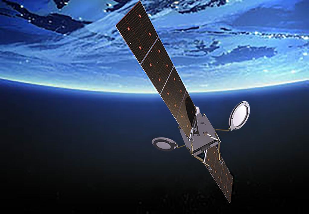 Boeing communications satellite