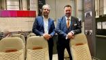 Deutsche Aircraft COO and MD Nico Neumann and Acro Aircraft Seating CEO Neil Cairns