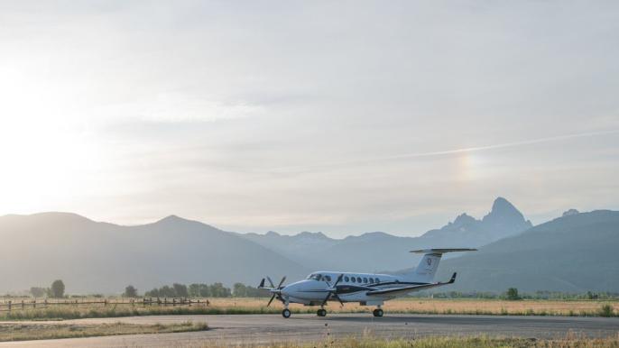 King Air Ground Cooling system